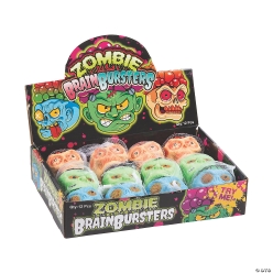 Squeezable Disgusting Zombie Brainbusters - 12 PK